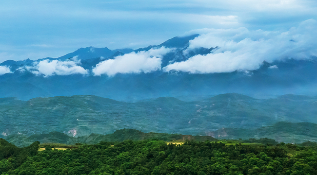 渭南臨渭區(qū)：雨后山色新